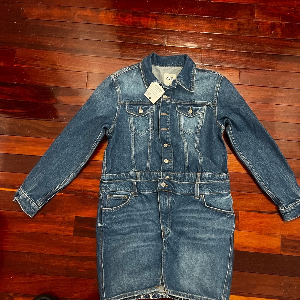 Zara Indigo Denim Jacket